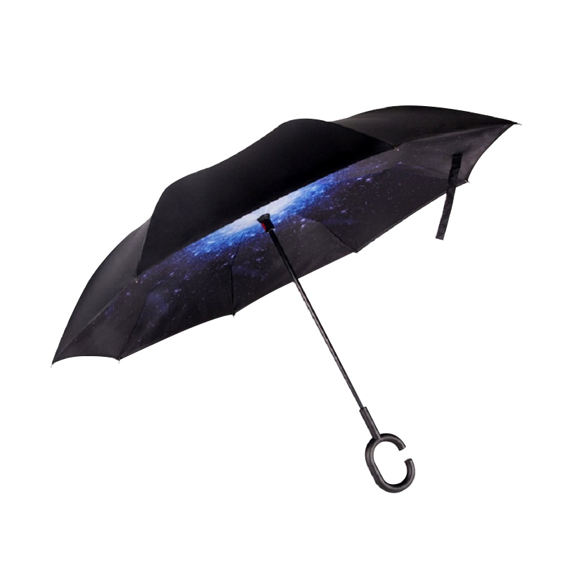 反向伞 XTL274 8K*58.5cm碰击布汽车反向雨 抽象广告伞 (把)