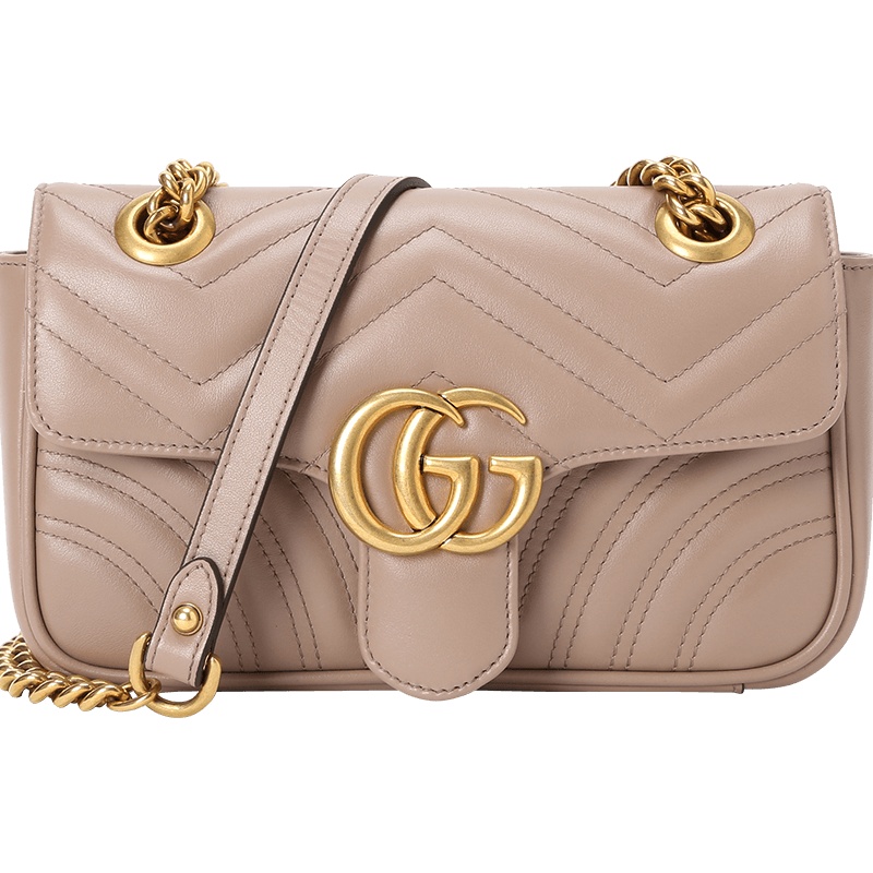 GUCCI GG Marmont 单肩包 446744迷你 21x12.5x5.5CM