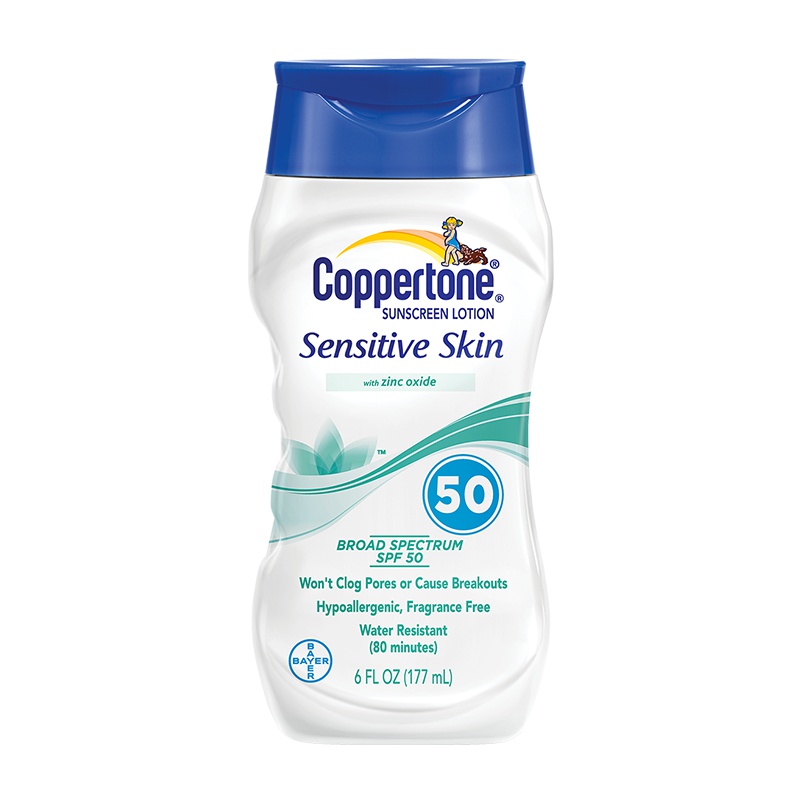 确美同温和防晒乳液SPF50 PA+++ 6oz177ml 低敏低刺激全身 防晒/隔离 确美同水宝宝