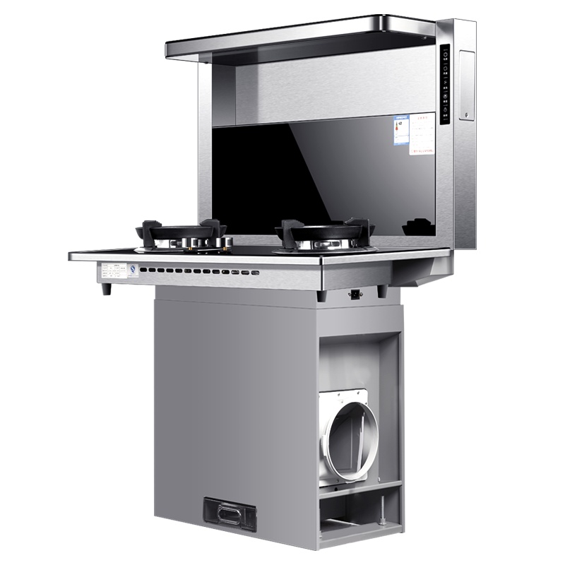 欢呼好太太[保五年]分体式集成灶灶侧吸式抽油烟机灶具套装集成环保灶烟灶一体机家用灶具套餐JJZT-M液化气灶