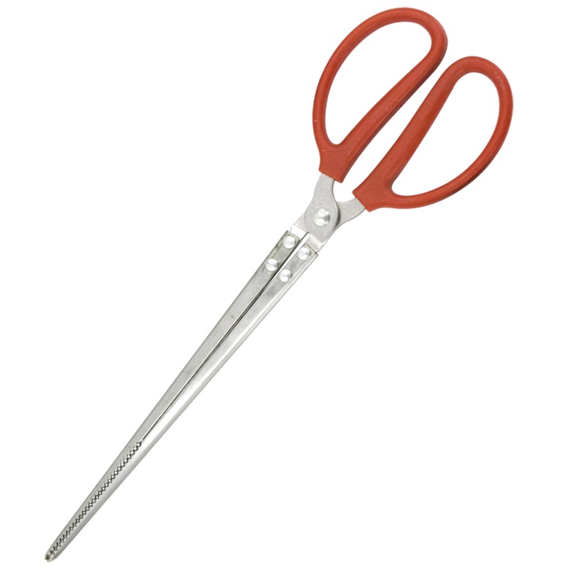 海斯迪克 gnjz-109 垃圾钳垃圾夹 厂房垃圾钳子纸片夹 塑料柄把手控鱼器垃圾钳子拾物夹 37.5cm直口