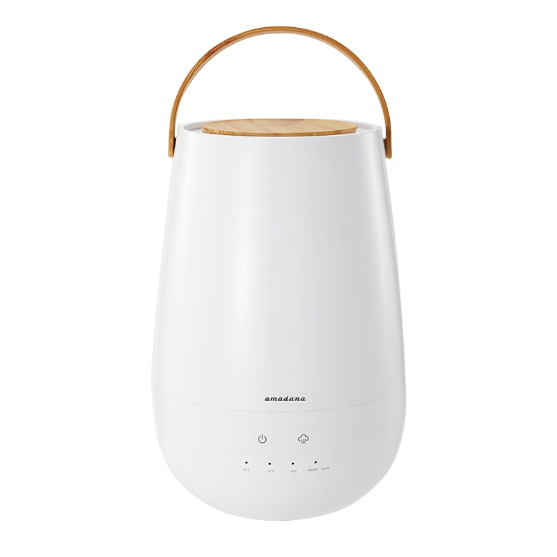 日本amadana加湿器家用静音办公室卧室空气孕妇婴儿桌面小型净化 A-UM001R