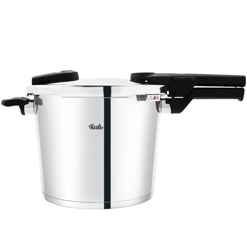 德国菲仕乐原装进口新味达快22厘米6升高速快锅带蒸屉不锈钢压力锅高压锅