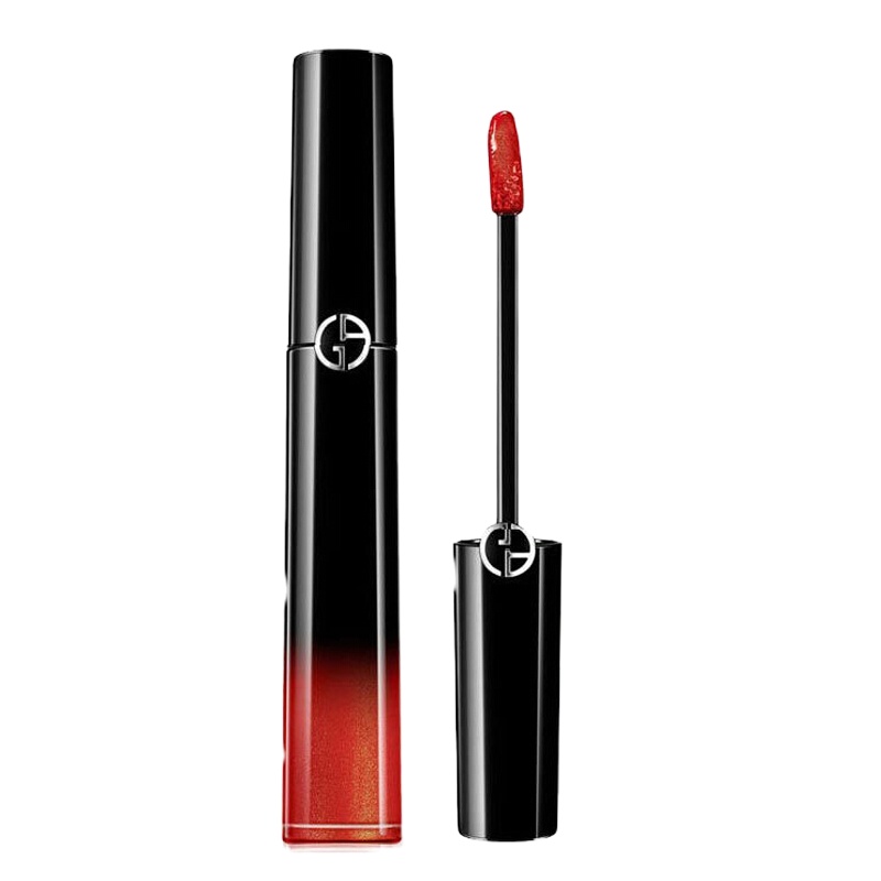 Armani/阿玛尼漆光迷情唇釉 6ml 黑管 302#