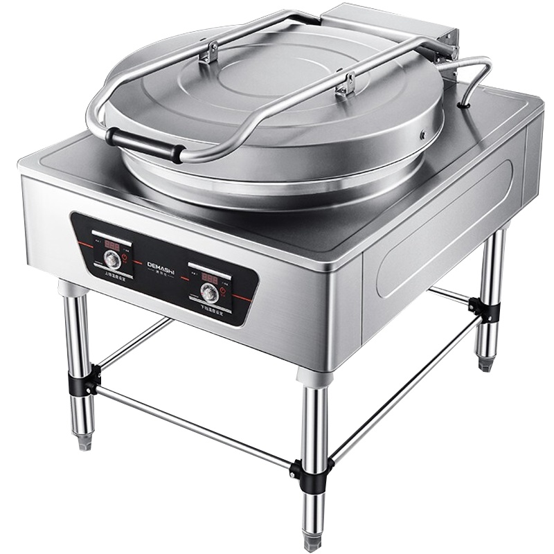 德玛仕(DEMASHI)商用电饼铛 大型双面加热 自动电热大号烤饼炉 烙饼机YCD60-A(380V电压65公分盘面)