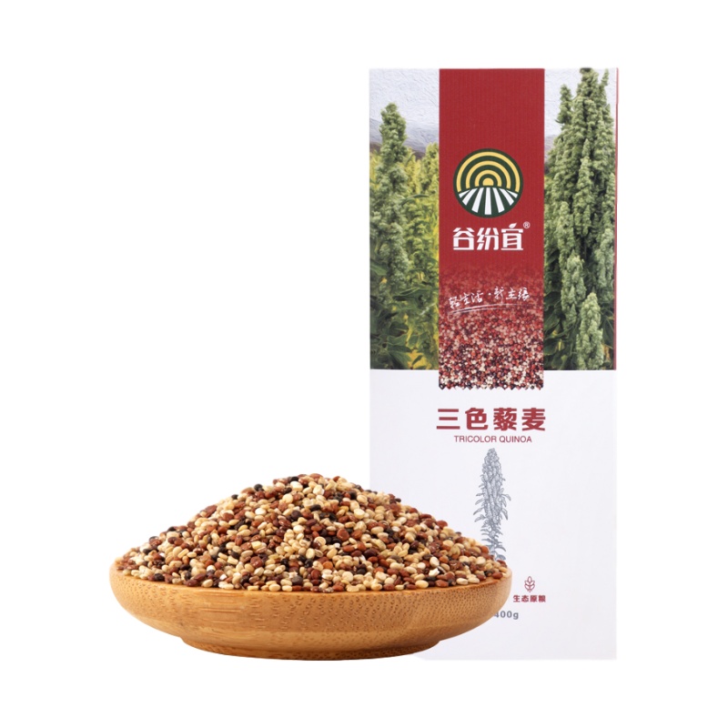 谷纷宜红白黑三色藜麦400g 西北高原大米伴侣宝宝营养米