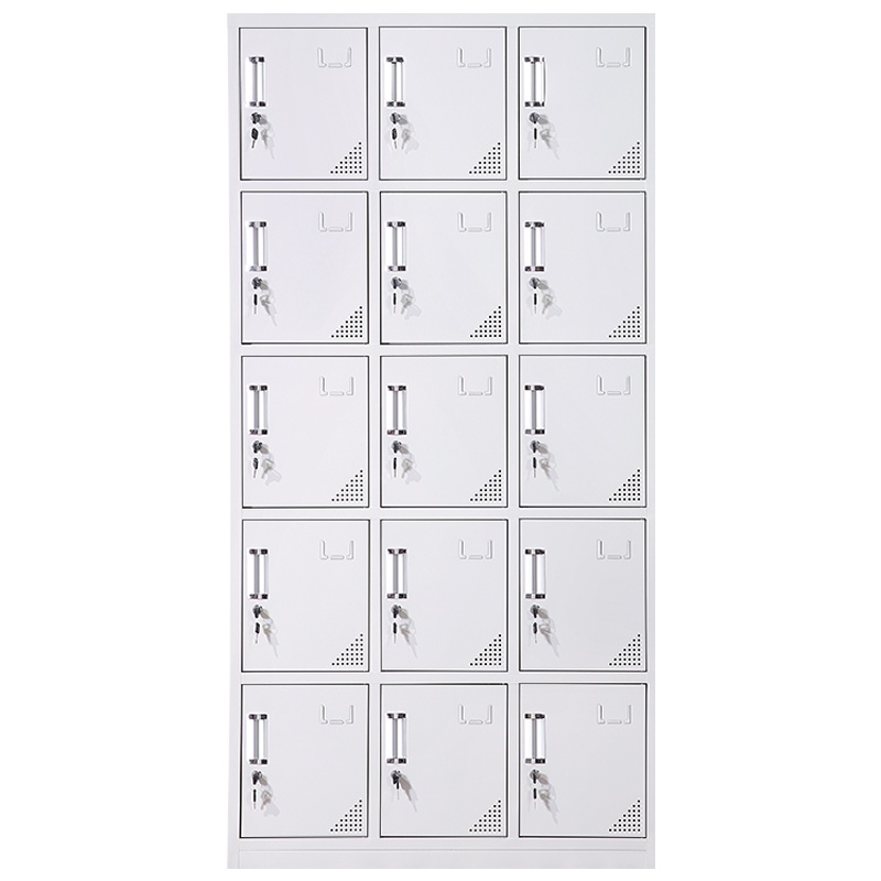 创世人 加厚15门铁皮更衣柜 员工储物柜 多门储物柜 存包柜鞋柜 浴室带锁更衣柜 其他金属更衣柜多功能