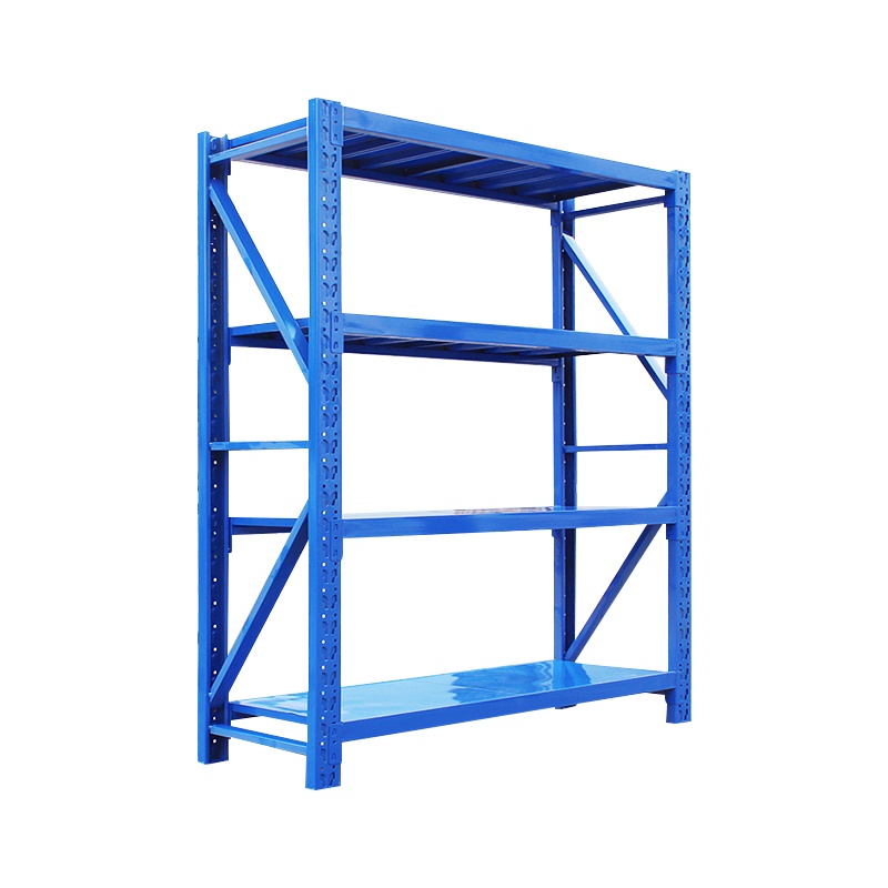 汉诺鑫威仓库仓储货架四层金属五金货架家用中型重型置物架展示架子240KG