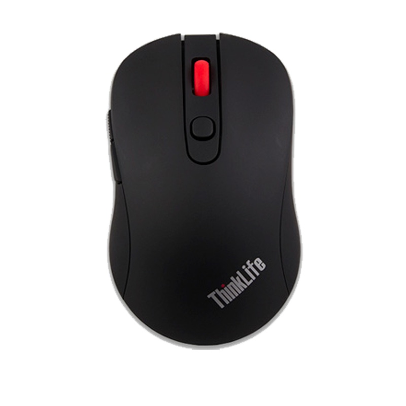 联想Thinkpad静音鼠标无线USB激光鼠标WLM200人体功能黑lenovo鼠标