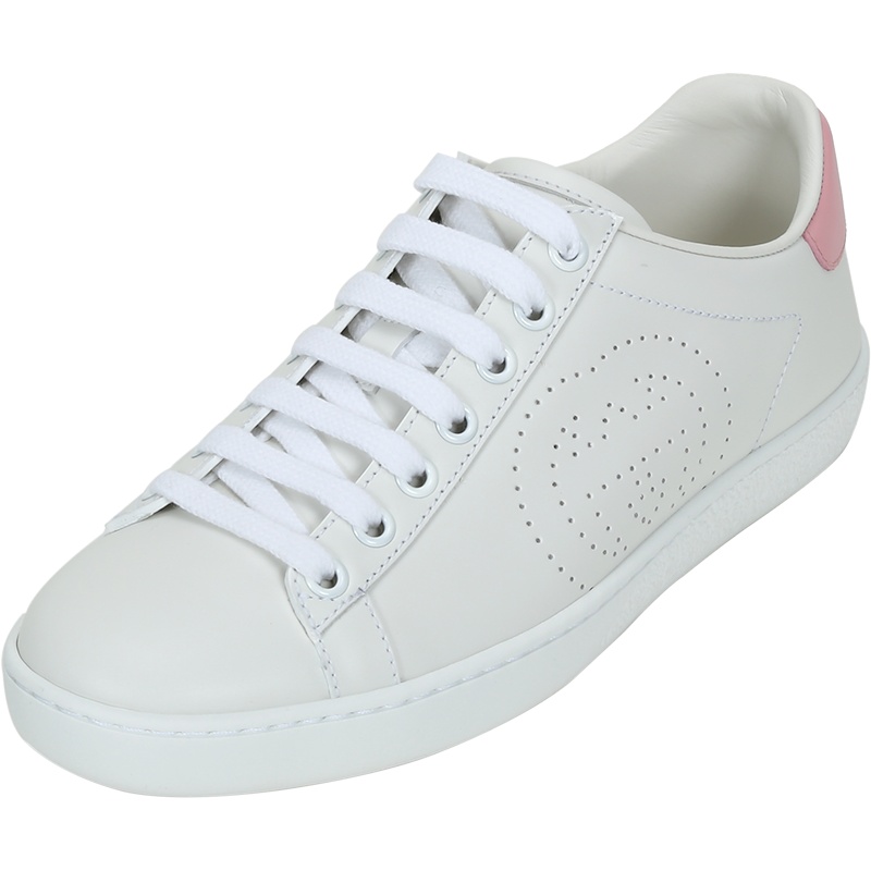 GUCCI 古驰 女士 Ace系列皮革休闲运动鞋板鞋小白鞋 598527 AYO70