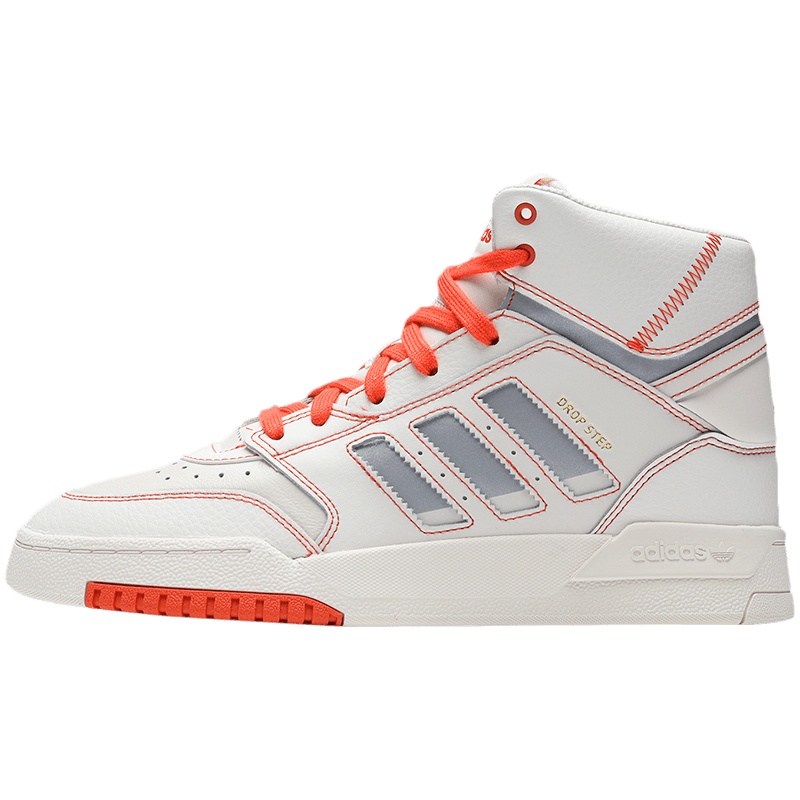 阿迪达斯三叶草男鞋板鞋三条纹高帮休闲运动鞋FV4875