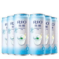 锐澳(RIO)洋酒 鸡尾酒 预调酒 乳酸菌味330ml*6