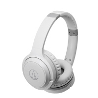 铁三角ATH-S200BT 无线蓝牙耳机头戴式带麦重低音手机音乐监听耳机 黑色