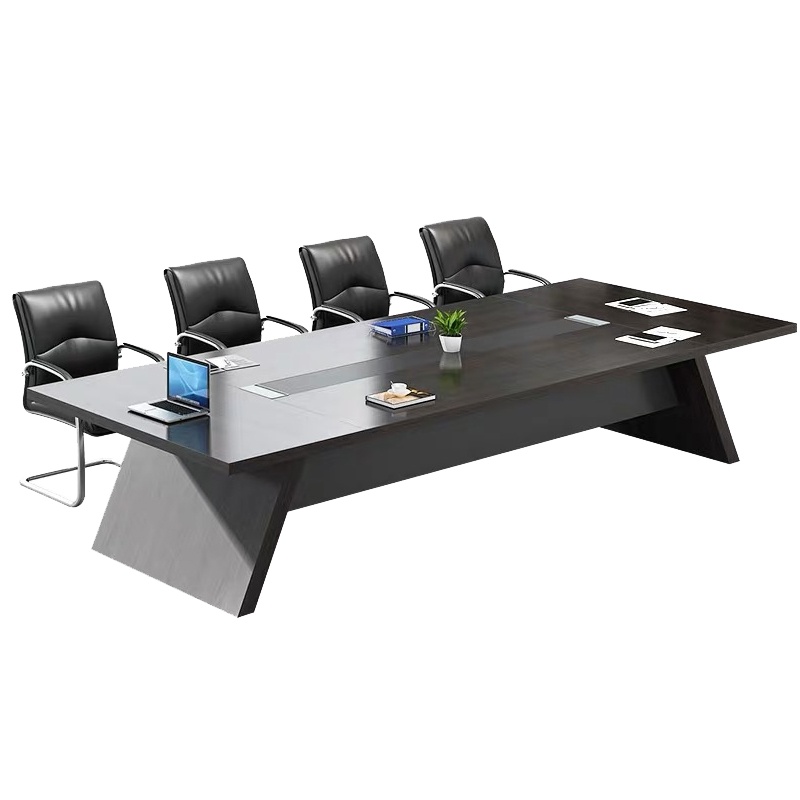 质凡现代会议桌板式长条桌洽谈桌