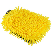 三合一雪尼尔洗车手套 双面防水擦车专用不伤车 弹性袖口超细纤维 擦车布洗车配件汽车用品