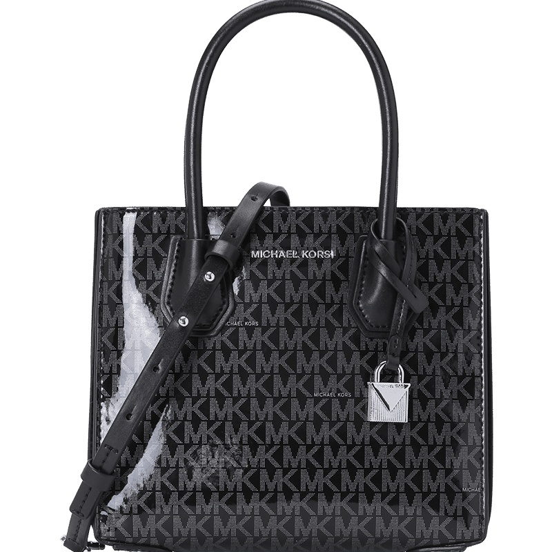 MK Mercer 风琴款手拎包 中号 印花LOGO款 21x19x10CM