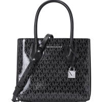MK Mercer 风琴款手拎包 中号 印花LOGO款 21x19x10CM