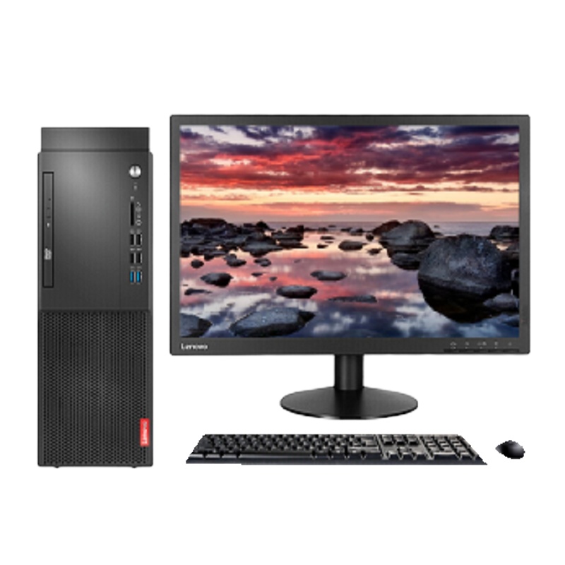 联想商用台式电脑启天M530-N070 Ryzen5-2400G/16G/512GSSD/集显/WIN10/21.5英寸显示器