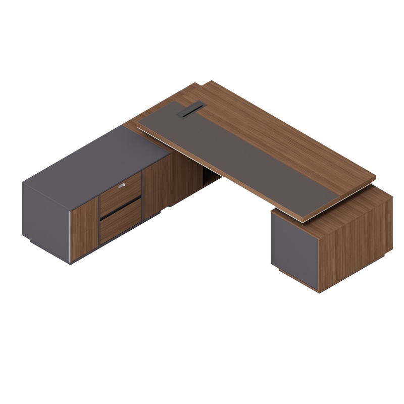 科朔 办公桌老板桌经理桌现代班台经理桌板式班台2.2米KS-08D2204