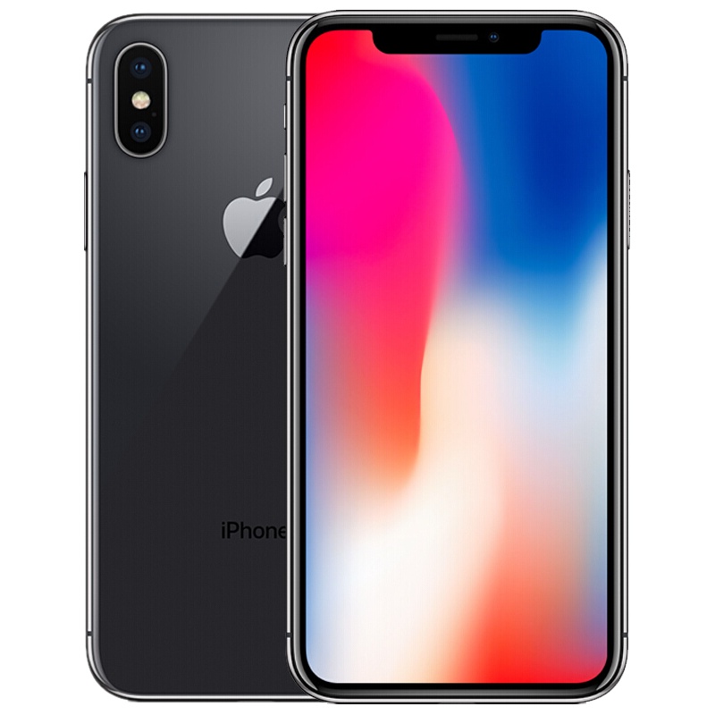 【全套标配】苹果（Apple）iphoneX 移动联通电信智能手机 美版全新未激活有锁 完美解锁 深灰色/5.8寸 64G