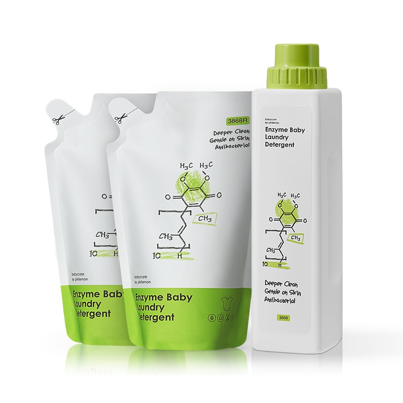 babycare婴儿洗衣液 新生儿宝宝专用酵素去污洗衣液官方正品1.8L 3868