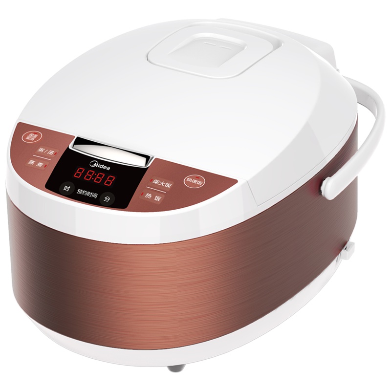 美的(Midea)电饭煲大容量可预约功能智能 底盘加热 匠铜聚能内胆 多功能家用电饭锅5L自动保温FB50M303