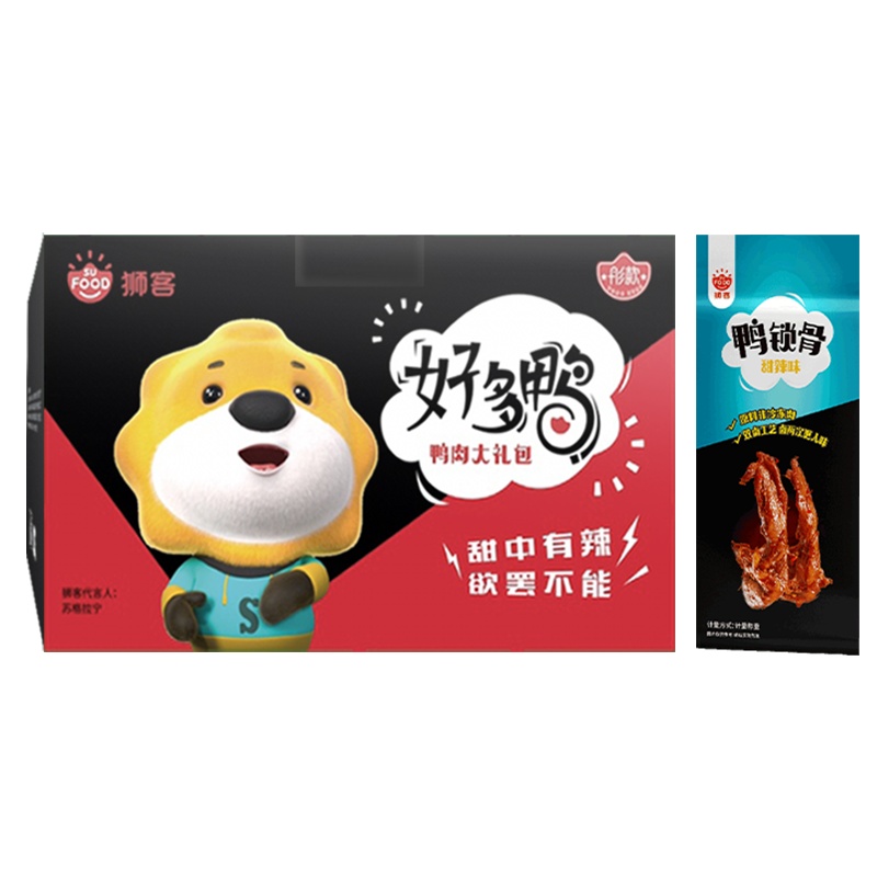 狮客[苏宁自主品牌]好多鸭鸭肉大礼包30周年限定款1000g