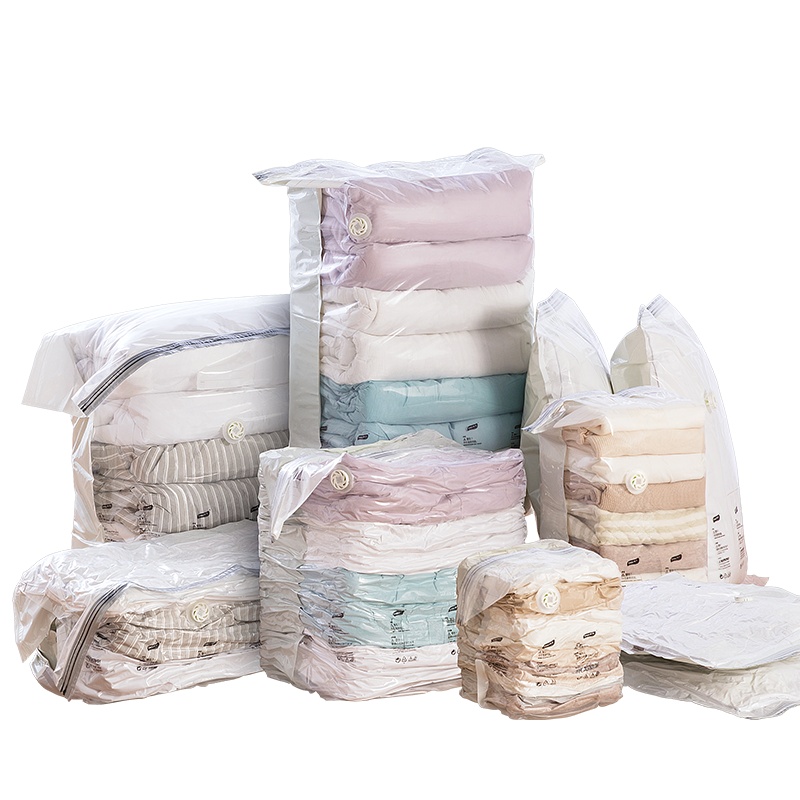 太力(TAILI)免抽气真空收纳袋衣物压缩袋2特大立体3中立体2中2小共9件套家庭收纳立体真空袋