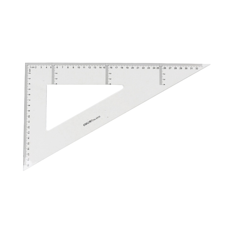 得力(deli) 6435三角尺35cm一套装