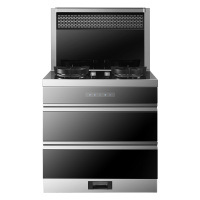 长虹 JJZT-X3(750宽)22m³集成灶 高配 厨房一体式灶家用环保灶自动清洗油烟机侧吸式大吸力烟灶消套装天然气