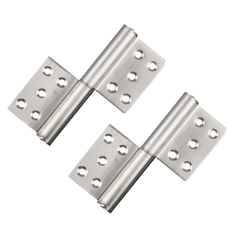 雨花泽 不锈钢加厚旗型合页 厕所卫生间防盗门可拆脱卸焊接铰链合页 1副2片装[5寸2.0mm/5孔]