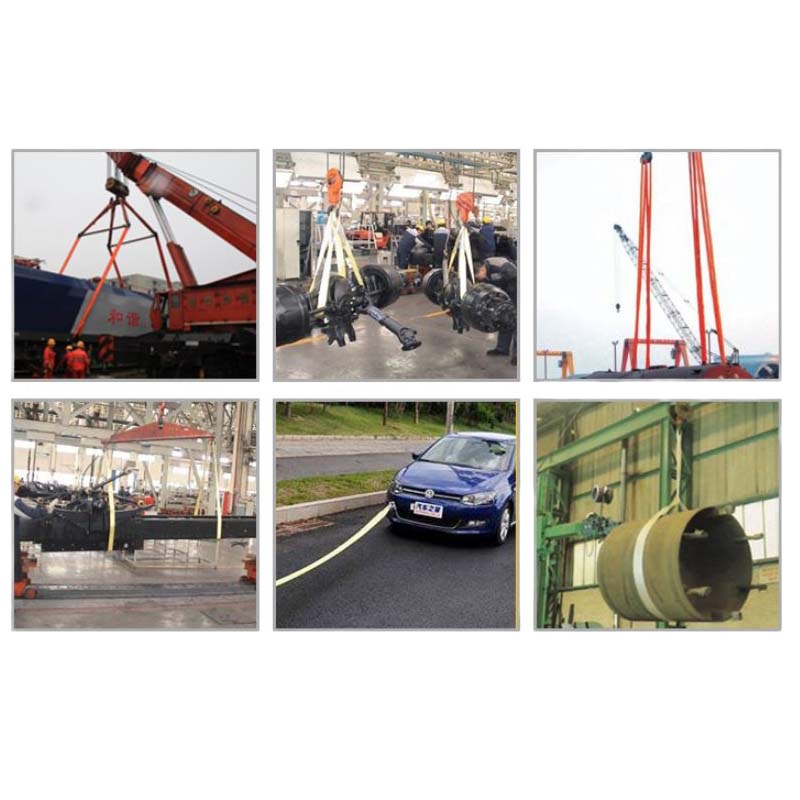 起重吊带 扁平双扣 白色 3吨 3米