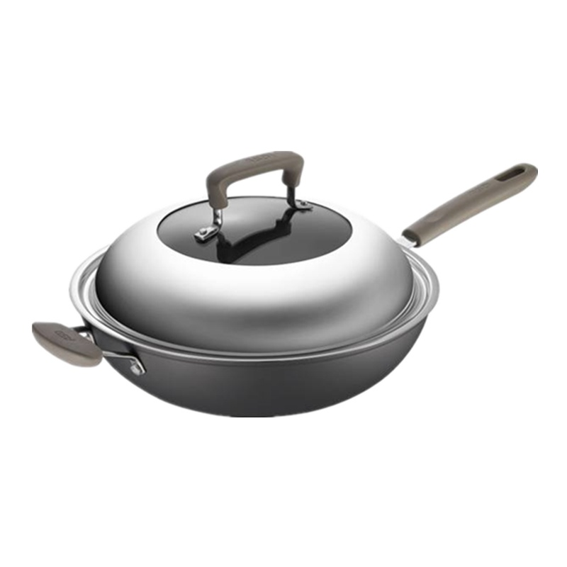 爱仕达炒锅不粘锅油你控家用32CM 电磁炉明火通用炒锅CL32Y2Q