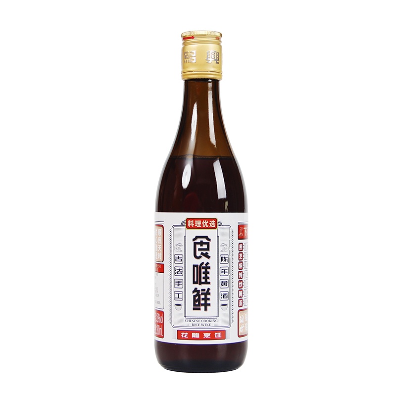 塔牌 绍兴黄酒 食唯鲜花雕烹饪380ml单瓶装 半干型黄酒 厨用黄酒
