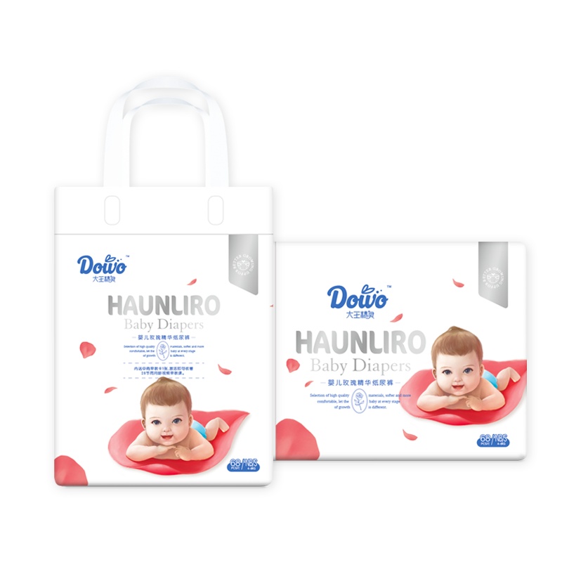 大王精灵玫瑰精华纸尿裤S/NB68片