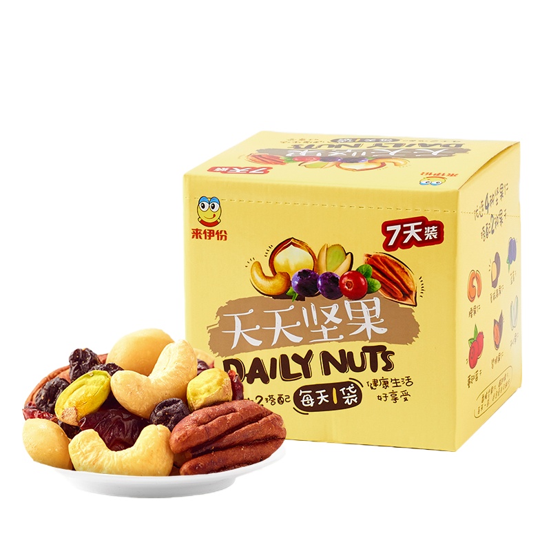 来伊份-天天坚果温馨派7日装175g*1