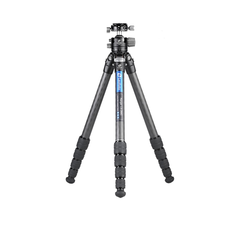 徕图leofoto LS-285C+LH-36R 微单单反风光摄影无中轴便携碳纤维三脚架 LS-285C+LH-36R