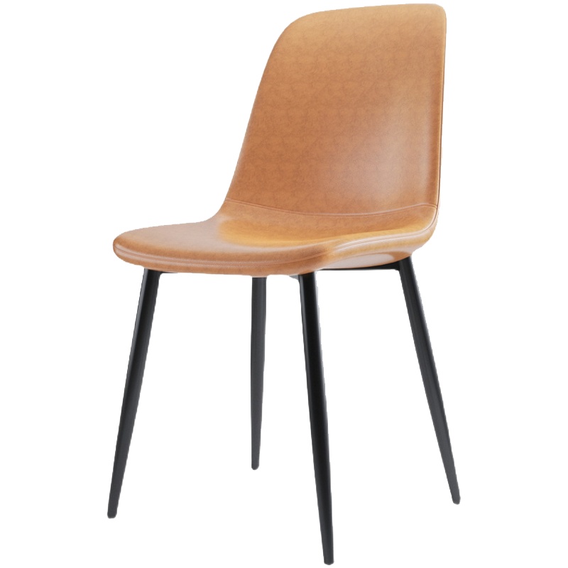 家优梦 家用轻奢餐桌椅子北欧现代简约阳台咖啡椅设计感靠背洽谈凳化妆椅