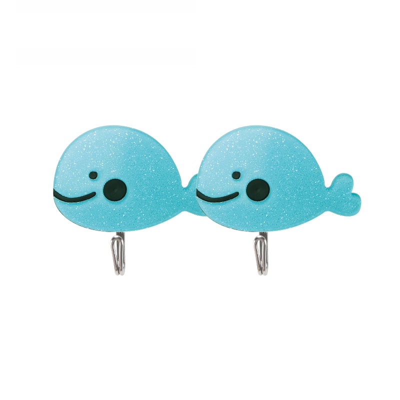 茶花母婴幼儿童卡通粘钩厨房浴室壁挂无痕创意吸盘墙壁承重粘钩寝室挂钩 K06005 (颜色随机)