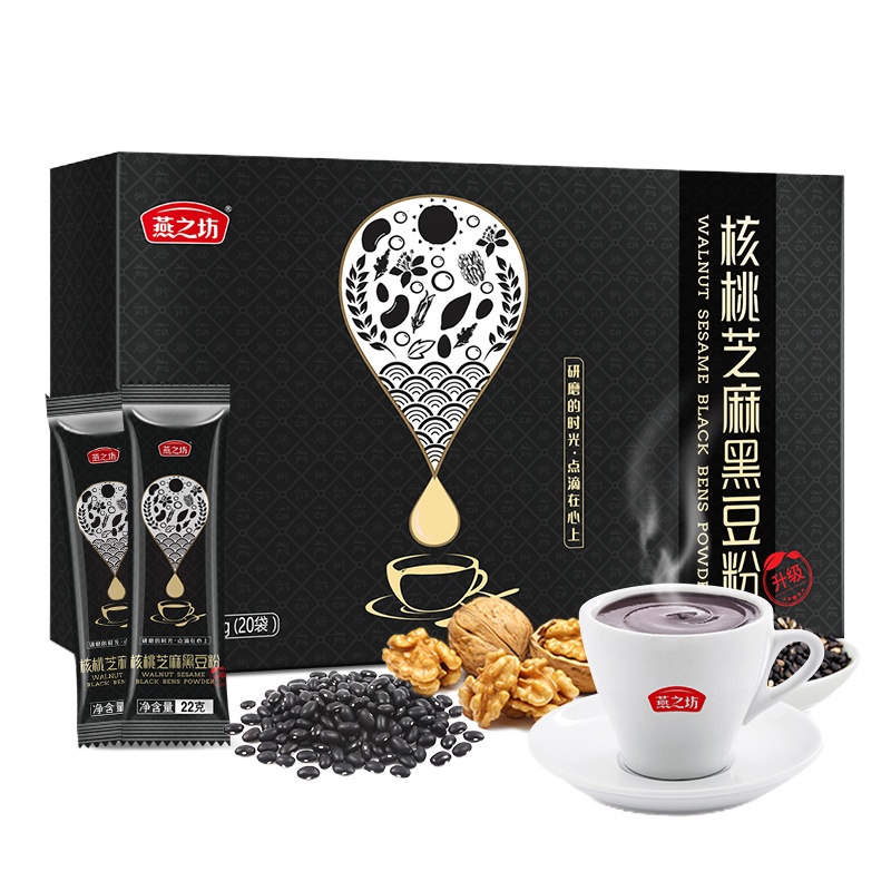 燕之坊芝麻核桃黑豆粉440g ZX