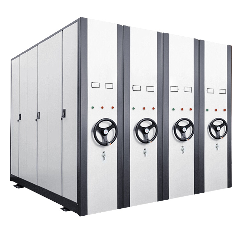 密集架凭证密集移动柜智能密集书架密集钢制架手摇文件柜档案柜单组尺寸900mm*2300mm*560mm