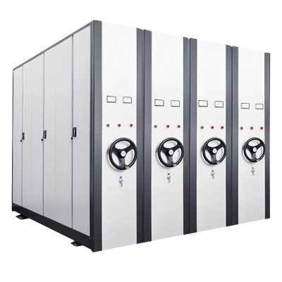 密集架凭证密集移动柜智能密集书架密集钢制架手摇文件柜档案柜单组尺寸900mm*2300mm*560mm