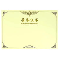 【精选】得力（deli）8K荣誉证书内芯50张 3231