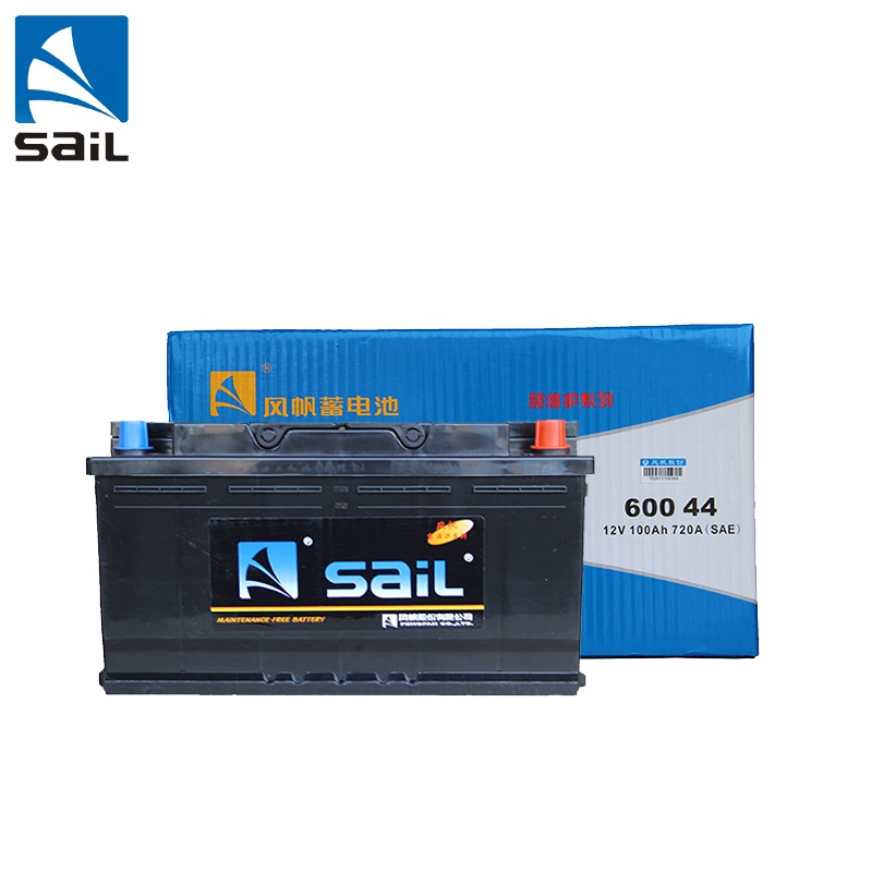 风帆(sail) 蓄电池 60044 宝马5X奔驰威霆大众途睿途观捷豹 汽车电瓶折旧价配送安装