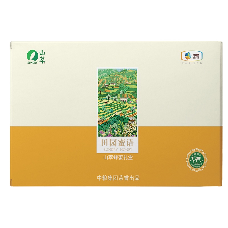 中粮“山萃田园蜜语”蜂蜜礼盒1500g