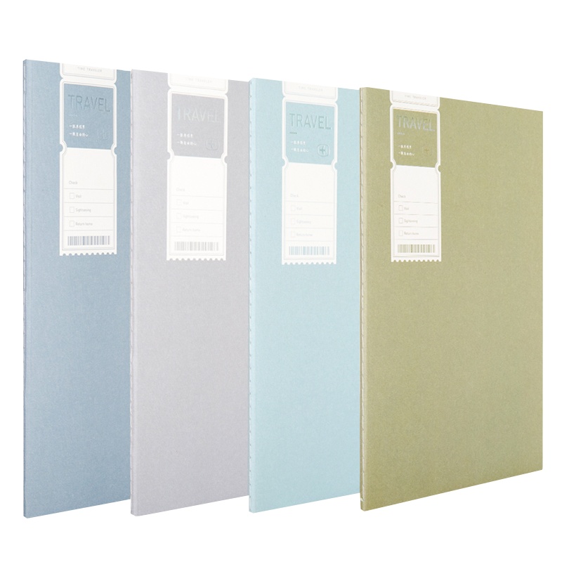 得力笔记本子飞行记缝线本记事本12本装日记本加厚车线本线装本大号可爱小清新简约大学生文具软面抄FB540FEI