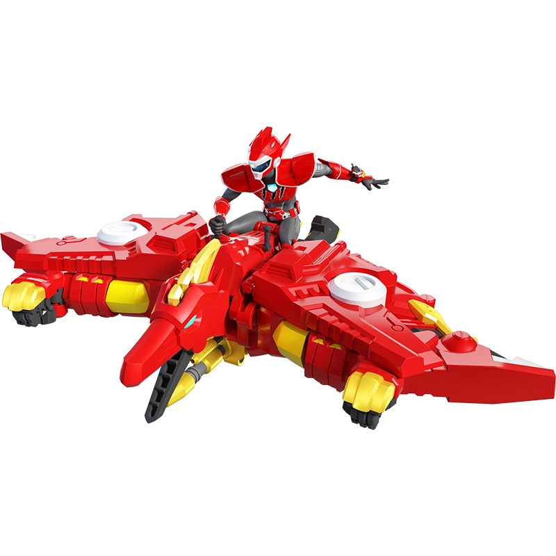 展高汇丰泰迷你特工队X玩具超级恐龙力量第二季金刚变形机器人恐龙男孩玩具儿童超变炎龙机甲赛拉斯8628