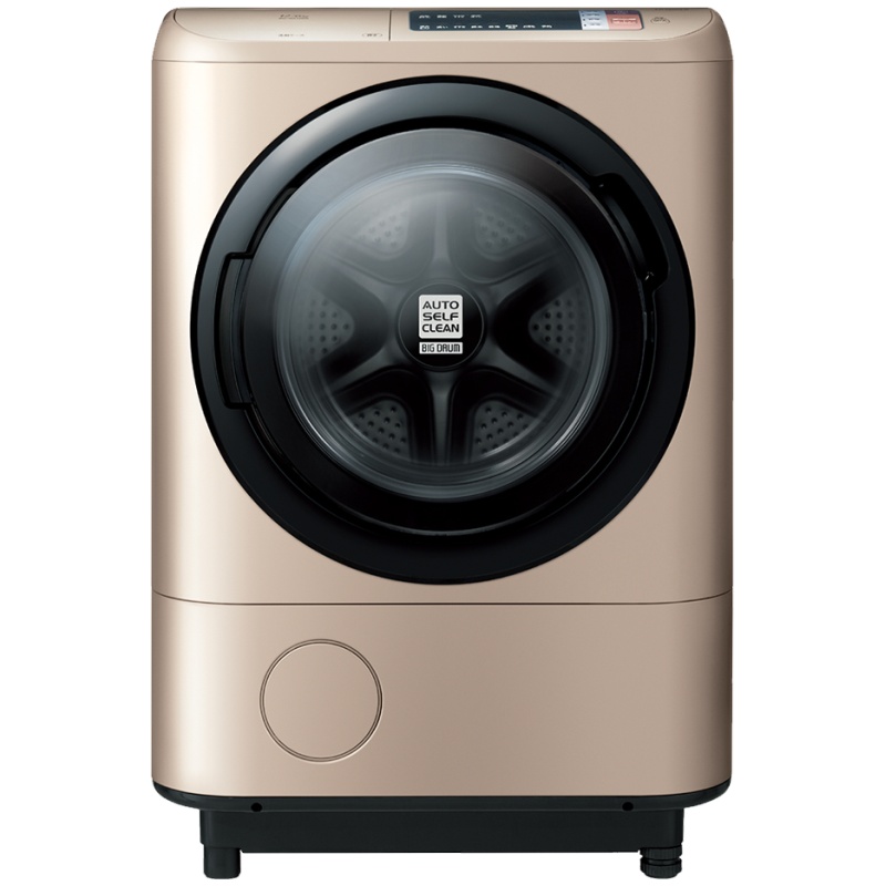 HITACHI/日立洗衣机BD-NX100GHC日本原装进口 变频洗烘一体 10公斤大容量 风熨斗 自动净槽 双效减震
