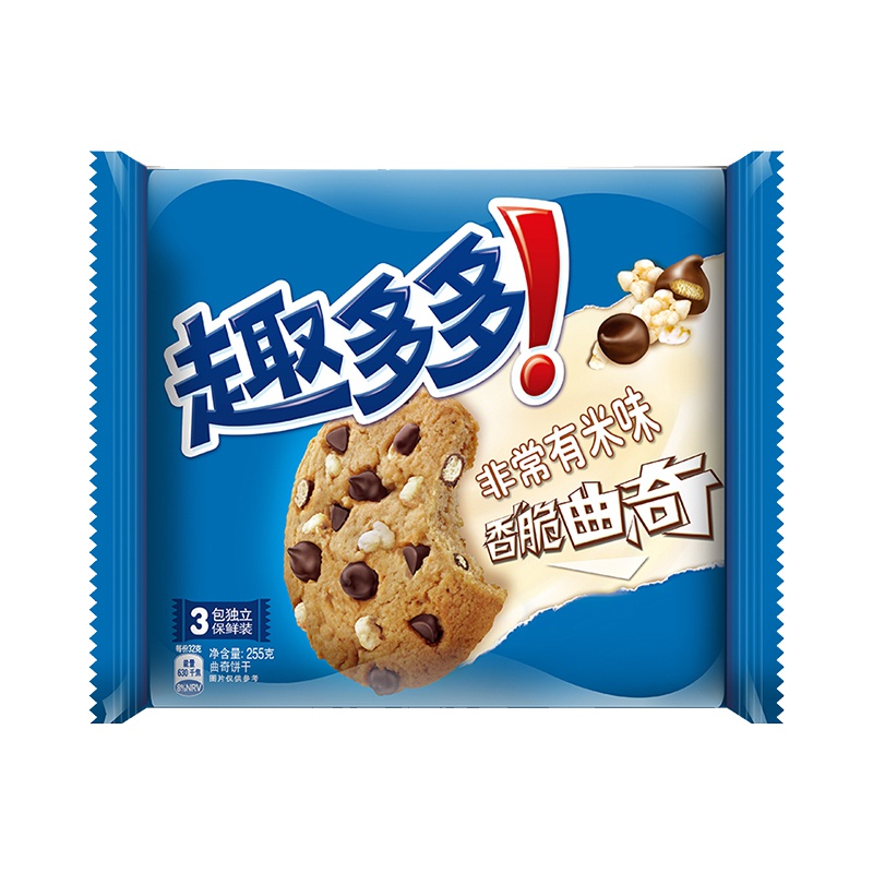 趣多多 香脆曲奇饼干 非常有米味255g