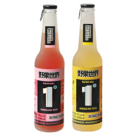 野果世界 起泡酒发酵露酒1度起泡酒发酵汽泡酒果酒甜酒 混合味310ml